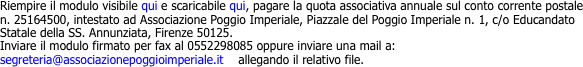 Riempire il modulo visibile qui